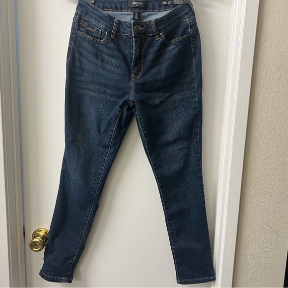 NEW NINE WEST Cigarette High Rise Skinny Ankle Jeans size 6P - Picture 2 of 9